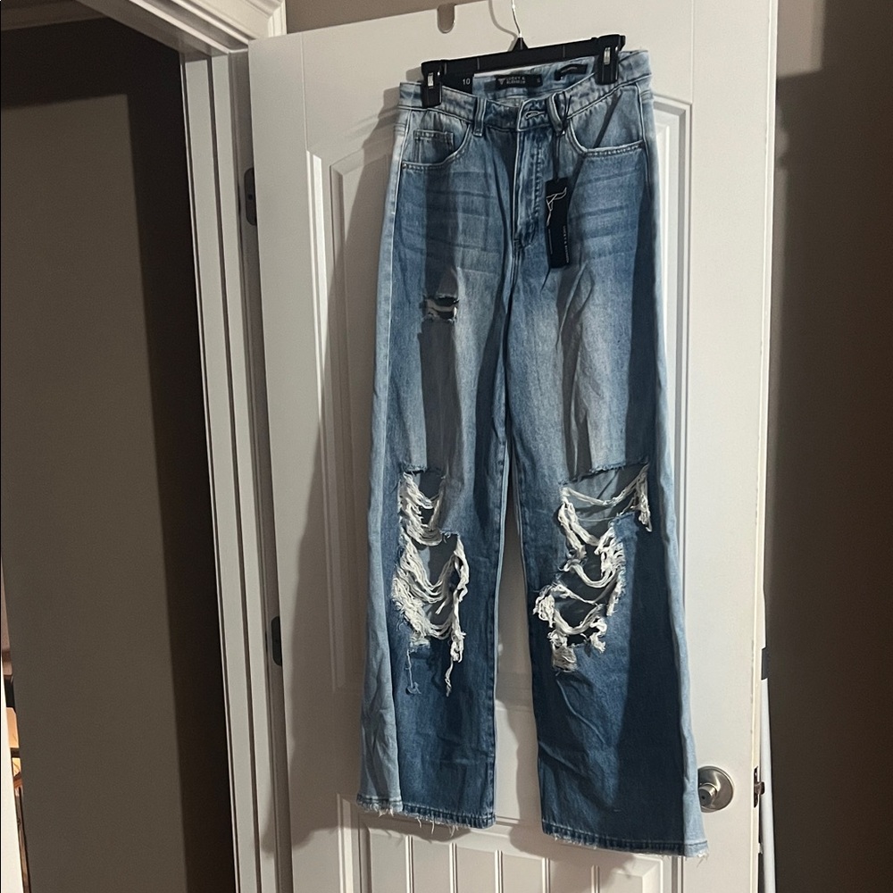 Lucky & Blessed Light Blue Denim Jeans
